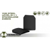 BPT SA3 STANDALONE Level III +++ ULTRA-STEEL Plate - 2.85kg- 250x300mm  M-Curve
