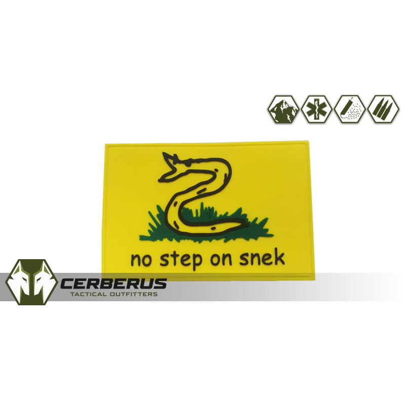 No Step On Snek PVC Velcro Patch