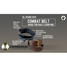 El Paso Leather Combat Belt