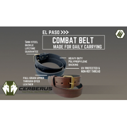 El Paso Leather Combat Belt