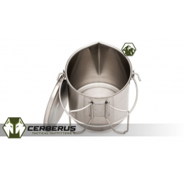 Pathfinder Stainless Steel 64oz Bush Pot & Lid